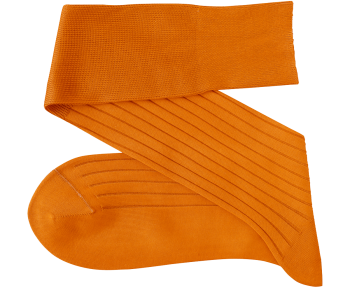 VICCEL / CELCHUK Knee Socks Elastane Cotton Golden - Złote podkolanówki klasyczne