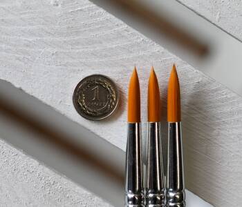 ELCO Brush Round Golden Nylon 12 - Pędzelek do farb i barwników
