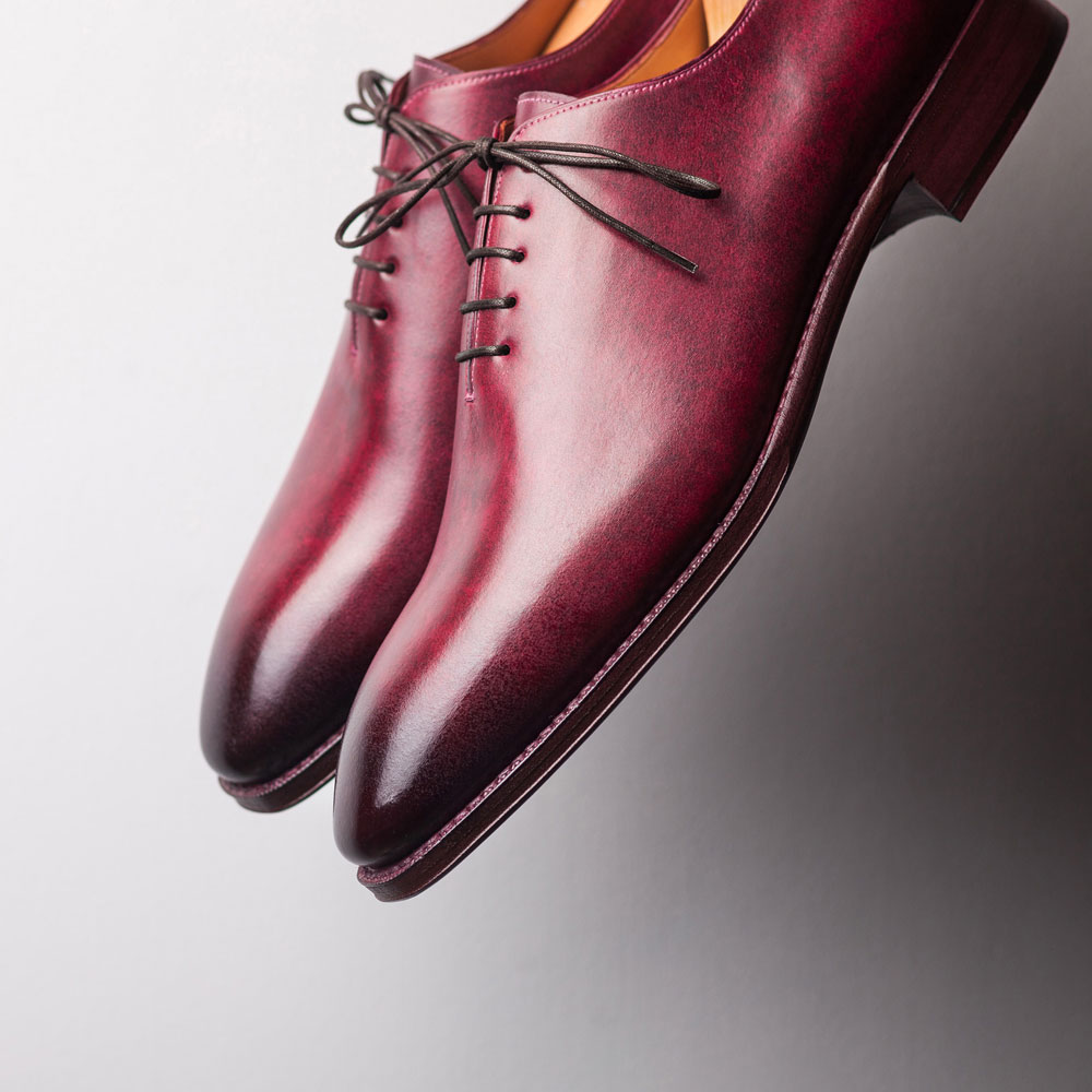 Red Wholecut Shoes