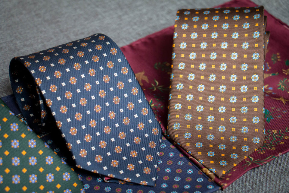 Krawat we wzory