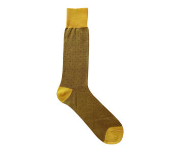VICCEL / CELCHUK Socks Pindot Yellow / Red - Żółte skarpety w czerwone kropki