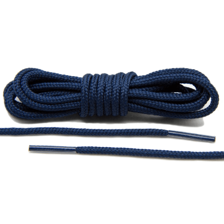LACE LAB Roshe Laces 3mm Navy Blue - Granatowe okrągłe sznurówki do butów