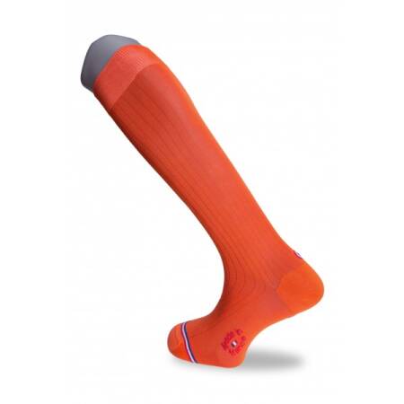 LCF Men Knee Socks BASTILLE Orange - Luksusowe podkolanówki