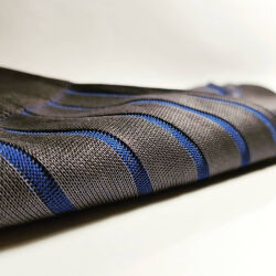 eleganckie szare w niebieskie paski skarpety męskie viccel socks shadow stripe gray royal blue