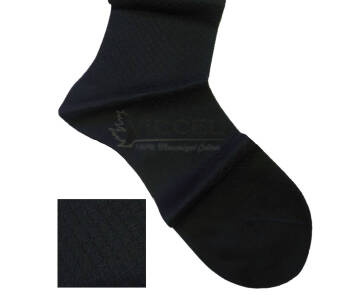 VICCEL / CELCHUK Socks Fish Skin Textured Black - Czarne skarpety z teksturą