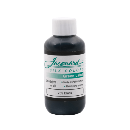 JACQUARD Green Label Silk Colors 2oz BLACK #759 / Czarny barwnik do jedwabiu