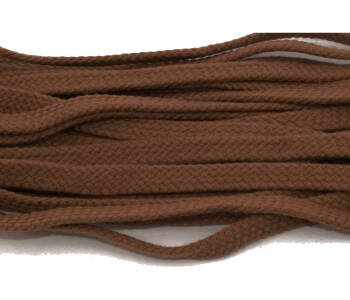 Tarrago Laces Flat 8.5mm Brown - brązowe płaskie sznurowadła