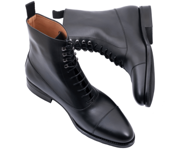 PATINE Balmoral Boots 77045CH F Black - czarne trzewiki męskie