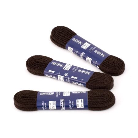 SAPHIR BDC Laces Cord 3mm Dark Brown - ciemno brązowe okrągłe sznurowadła