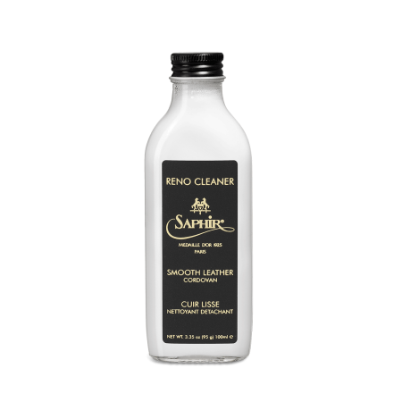 Głęboko czyszczący płyn do skór licowych, cleaner do renowacji butów, usuwa stare pasty, osady i kremy.