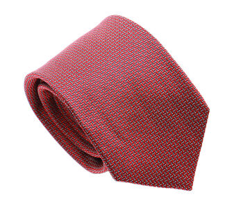 PATINE Tie 23 Rouge HAND FINISHED - Jedwabny krawat