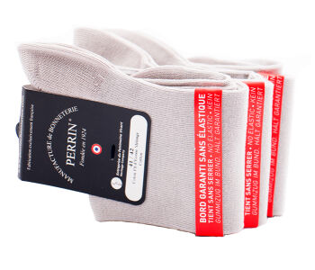 PERRIN Men Socks 384 Gris Clair - Luksusowe skarpety