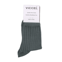 VICCEL / CELCHUK Socks Elastane Cotton Gray
