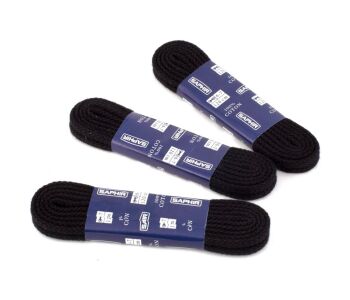 SAPHIR BDC Laces Cord 3mm Black - czarne okrągłe sznurowadła