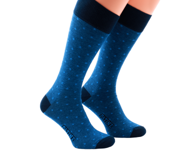 PATINE Socks PAKOD02 Navy Blue / Blue - Skarpety klasyczne