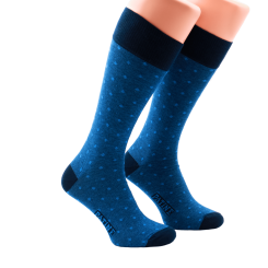PATINE Socks PAKOD02 Navy Blue / Blue - Skarpety klasyczne