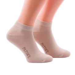 PATINE Ankle Socks PAST01 Beige / Brown - Stopki beżowe