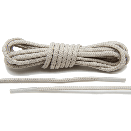 LACE LAB Roshe Laces 3mm Bone - Jasno beżowe okrągłe sznurówki do butów