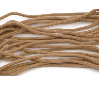 Tarrago Laces Fine Round 2.5mm Beige - beżowe okrągłe sznurowadła