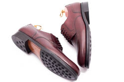 Burgundowe derby splittoe , buty wizytowe garniturowe, casual, pasujące do wielu stylizacji, uniwersalne buty klasyczne, poeszwa gumowa, 