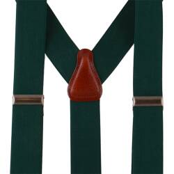 Ekskluzywne szelki do spodni, zielone. Braces, Suspenders. Elegancki prezent dla mężczyzny.