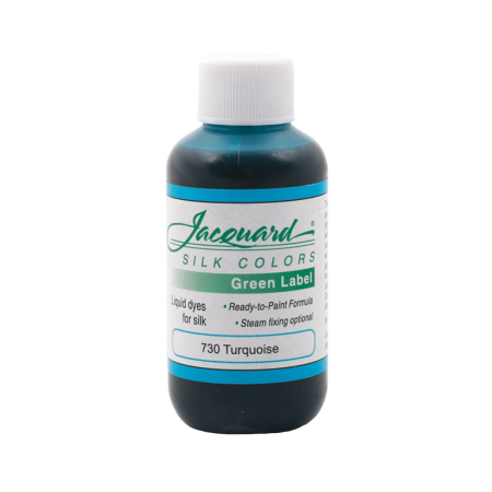 JACQUARD Green Label Silk Colors 2oz TURQUOISE #730 / Turkusowy barwnik do jedwabiu
