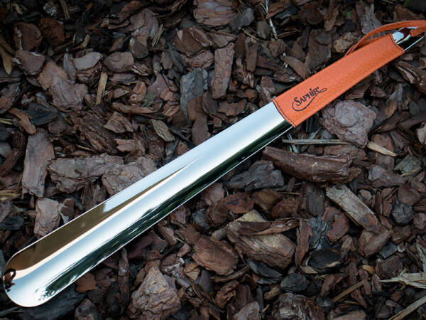 SAPHIR MDOR / LCA Shoe Horn Silver 41cm Orange