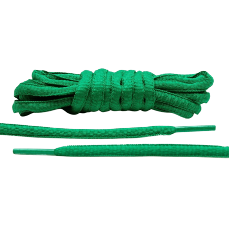 Cienkie okrągłe zielone sznurowadła , idealne do butów na trening, do biegania