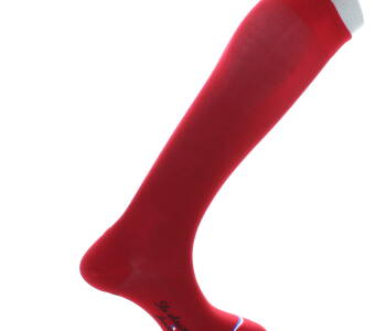 LCF Men Knee Socks RIVOLI Rouge - Luksusowe podkolanówki