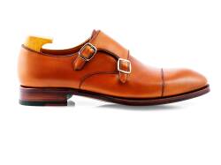 Eleganckie obuwie męskie TLB MALLORCA SHOES 506 double monks Vegano Cuero z podeszwą leather.