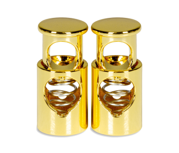 LACE LAB Gold Lace Locks - Złote stopery do sznurowadeł