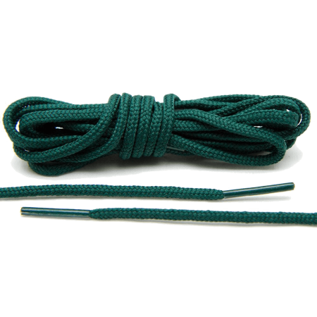 LACE LAB Roshe Laces 3mm Hunter Green - Ciemno zielone okrągłe sznurówki do butów