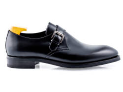 Monks TLB Mallorca Shoes Boxcalf Negro. Buty casualowe do jeansów, 