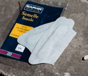 SAPHIR BDC Insoles Heel Grips 5.5cm - Samoprzylepne skórzane zapiętki do butów