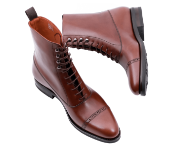 PATINE Balmoral Boots 77042VH F Brown - brązowe trzewiki męskie