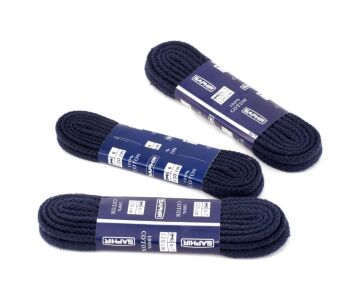 SAPHIR BDC Laces Cord 3mm Navy Blue - granatowe okrągłe sznurowadła