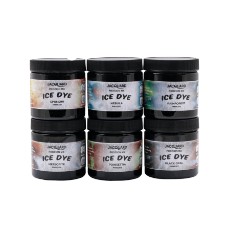 JACQUARD Procion ICE Dye 6-Color Set 2oz / Zestaw barwników do farbowania lodem bawełny i tkanin naturalnych