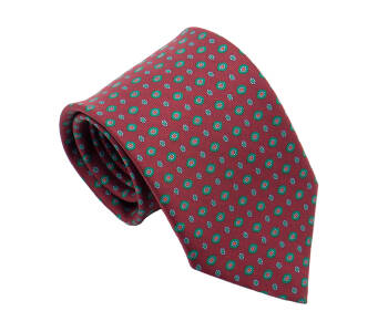 PATINE Tie Printed Silk Floral 3 Rouge Hermes