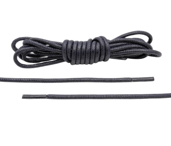 LACE LAB Waxed Shoe Laces 2.5mm Navy Blue / Granatowe okrągłe woskowane sznurowadła do butów