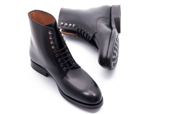 YANKO Split Toe Boots 701Y G Black - czarne trzewiki męskie