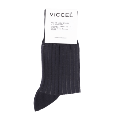 VICCEL / CELCHUK Socks Shadow Stripe Charcaol / Gray - Antracytowe skarpety z szarymi wydzieleniami