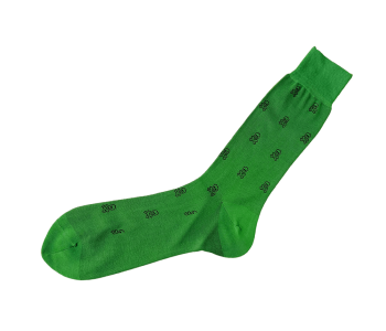 VICCEL / CELCHUK Socks Skull Pistacio Green / Black - Pistacjowe skarpety w czarne czaszki