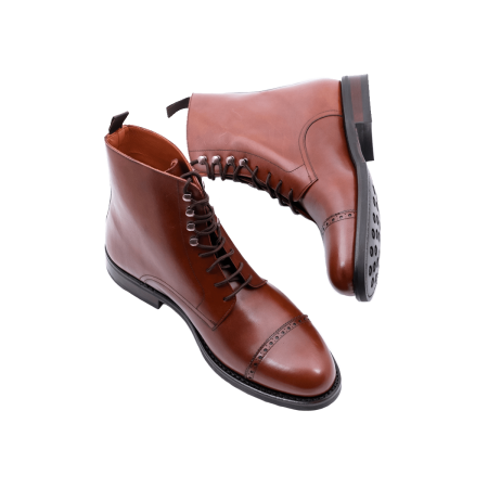 YANKO Boots 525Y G Brown - brązowe trzewiki męskie