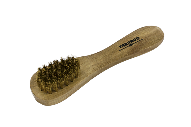 TARRAGO Brush Suede Metal - Szczotka z mosiężnym włosiem do czyszczenia zamszu i nubuku