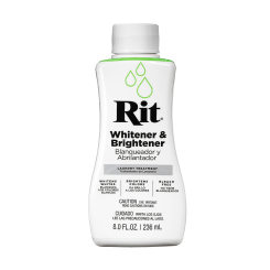 RIT Whitener & Brightener Liquid 8oz - Bezchlorowy wybielacz i rozjaśniacz do tkanin