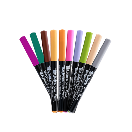 JACQUARD Tee Juice Fabric Art Marker Fine Point 0.08mm bez blistra / Pisaki do jeansu, tkanin, skór, drewna, gliny, papieru
