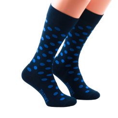 PATINE Socks PAKOC04 Navy Blue / Blue - Skarpety klasyczne