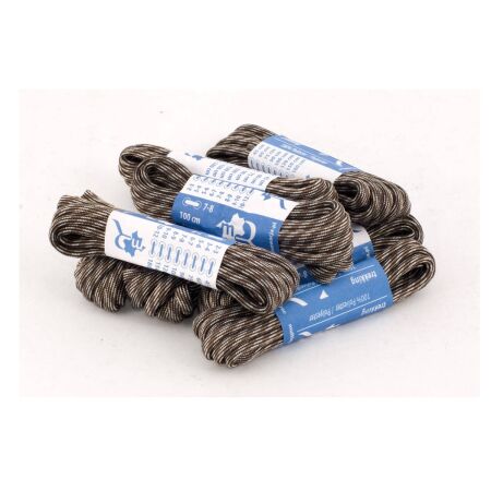 MR Laces Trekking Strong 4mm Brown Beige - brązowo beżowe wzmacniane sznurowadła trekkingowe