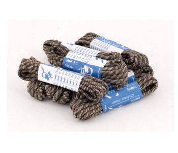 MR Laces Trekking Strong 4mm Brown Beige - brązowo beżowe wzmacniane sznurowadła trekkingowe