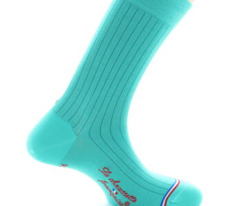 LCF Men Socks EIFFEL Turquoise - Luksusowe skarpety